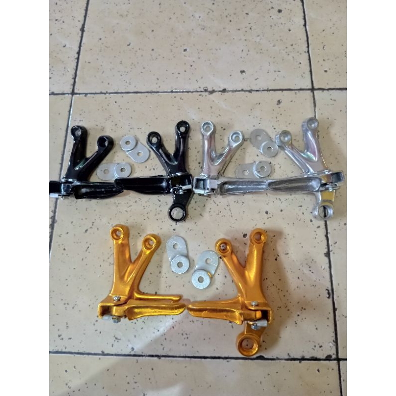 FOOTSTEP STEP GANTUNG SATRIA FU / PANGKON + FOOTSTEP BELAKANG SATRIA FU KLX DTRACKER NINJA RR DLL WA