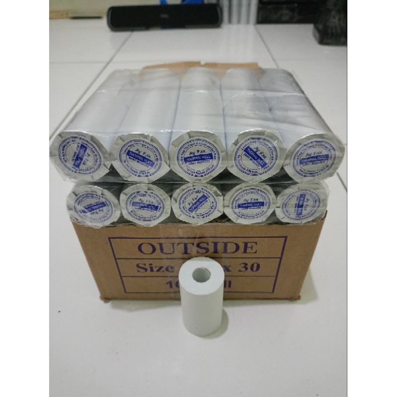 

kertas Thermal struk kasir 58x30 coroles 10pcs