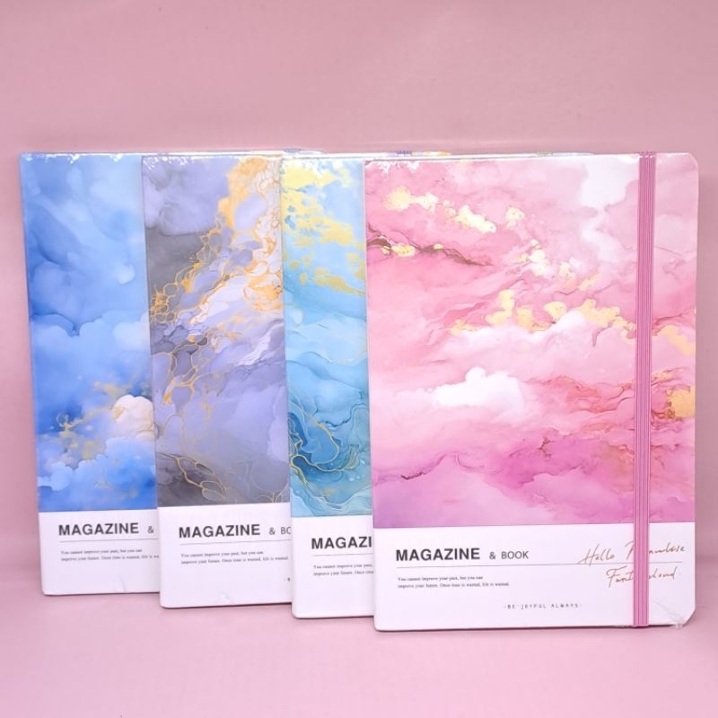

Buku Catatan Sekolah Kuliah Jurnal Agenda Diary A5 Notebook Tali Hardcover Pastel Minimalist Aesthetic