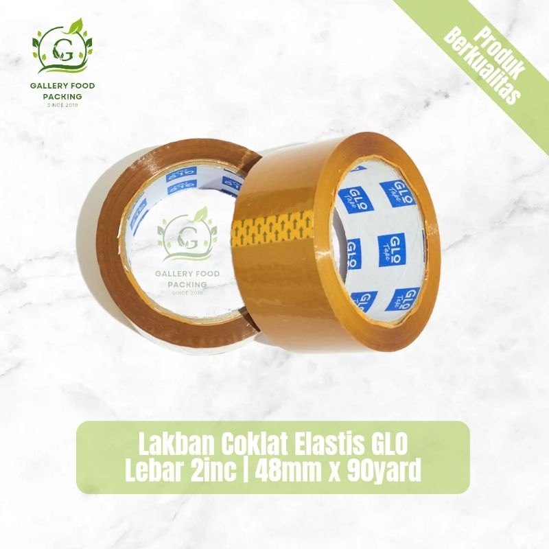 

Lakban Coklat Elastis GLO Lebar 2Inc 48MM x 90Yard