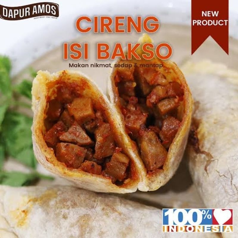 Cireng Isi Bakso Pedas - Isi Bakso Pedas/Mercon Frozen Food