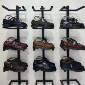 Rak sepatu susun 4 murah kokoh besi holow