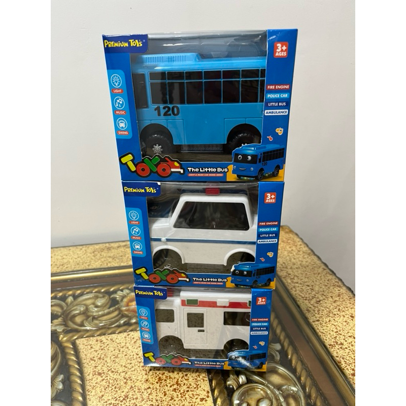 MAINAN ANAK MOBIL TAYO THE LITTLE BUS POLISI AMBULANCE TAYO GOYANG