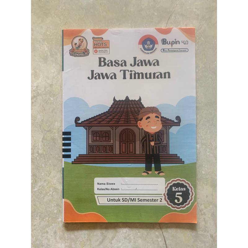 Buku LKS Bahasa Jawa Timur SD / Mi Kelas 1, 2, 3, 4, 5, 6 (Minimal Pembelian 5 pcs)