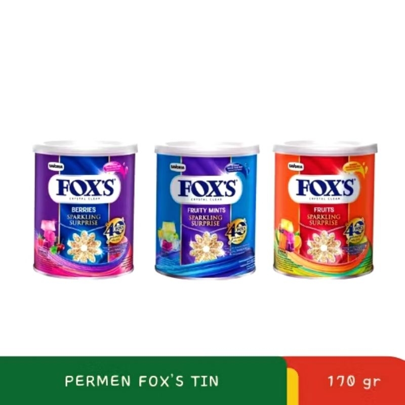 

Permen FOX'S tin kaleng 170 gram