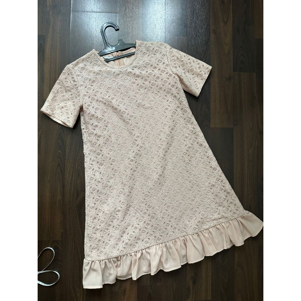 PRELOVED Dress Mini Peach Jolie Clothing