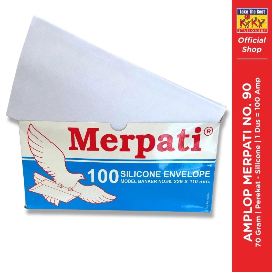 

Kiky Amplop Merpati 70 GSM No. 90 - Isi 100 Pcs