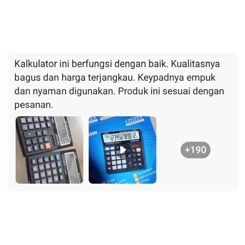 

[JIB] BAYAR DI TEMPAT Kalkulator Dagang Jualan 12 digit CT-555N / CT 555 N / Tax Calculator / Mark