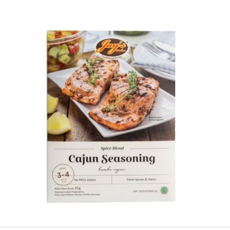 

Nissa - Jays Pasta Seasoning - Cajun 30gr Grill Master