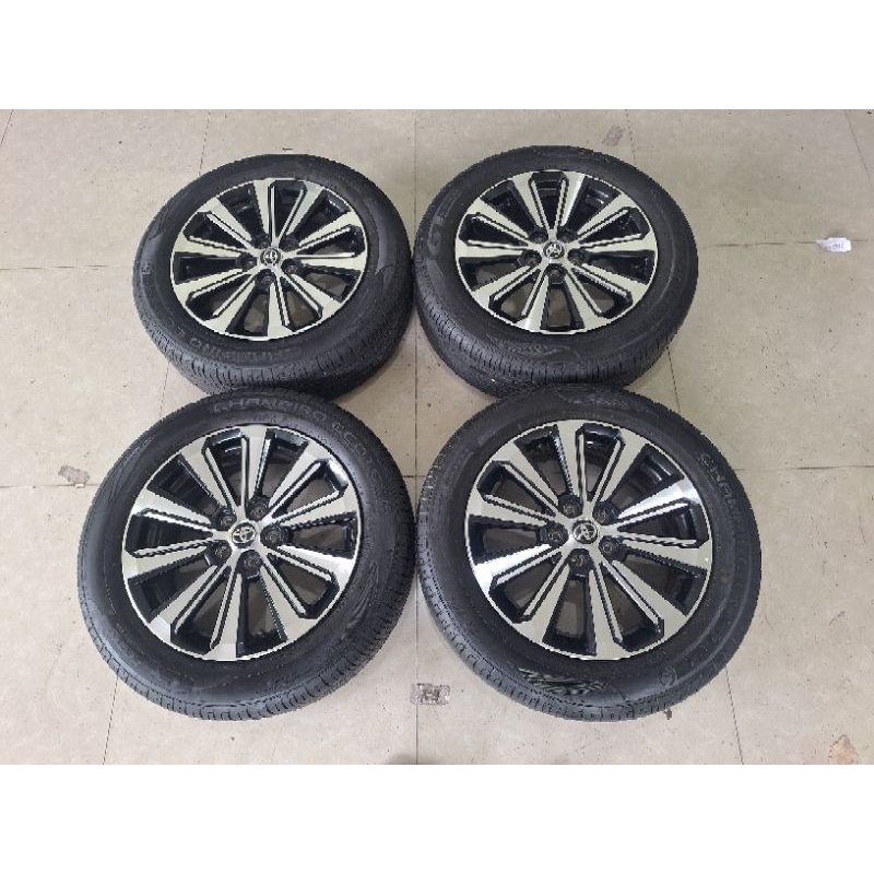 Velg Mobil Bekas Std Avanza Veloz Ring 16 Lubang Baut 5 Plus Ban