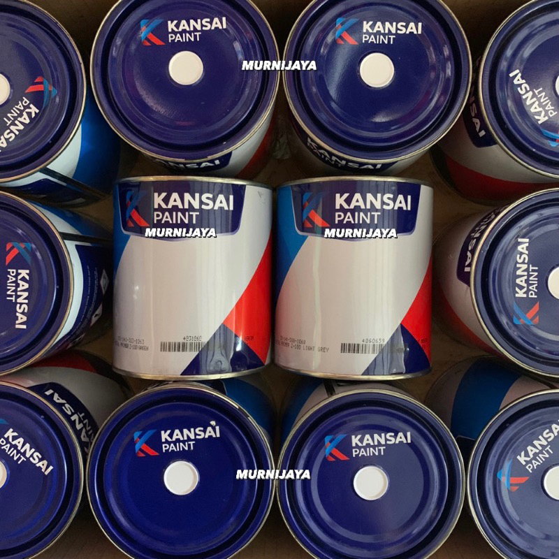 CAT DASAR BESI KANSAI ZINC CHROMATE 1KG CAT PRIMER ANTI KARAT Z-100 ABU/HIJAU/HITAM DOP