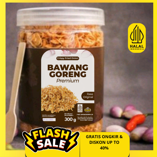 

Bawang Goreng Premium Murni Asli Original / Premium Original Fried Shallots