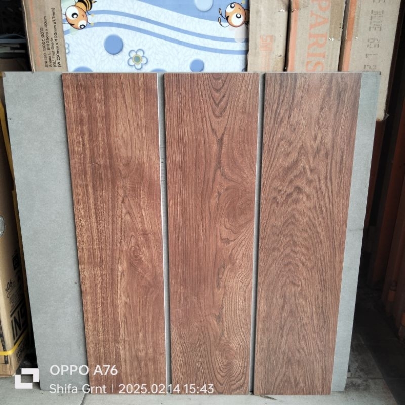 Granit lantai 15x60.D Meranti Rosato/Roman
