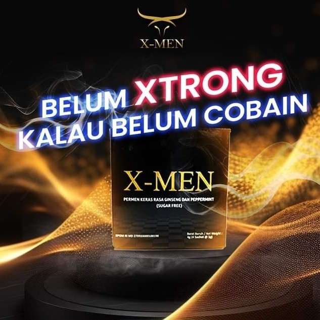 Permen  XMEN stamina pria 1 box isi 4 BPOM HALAL
