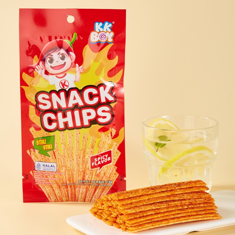 

【PRODUK BARU】[HALAL]Lianggui Snack Keripik Pedas 15g