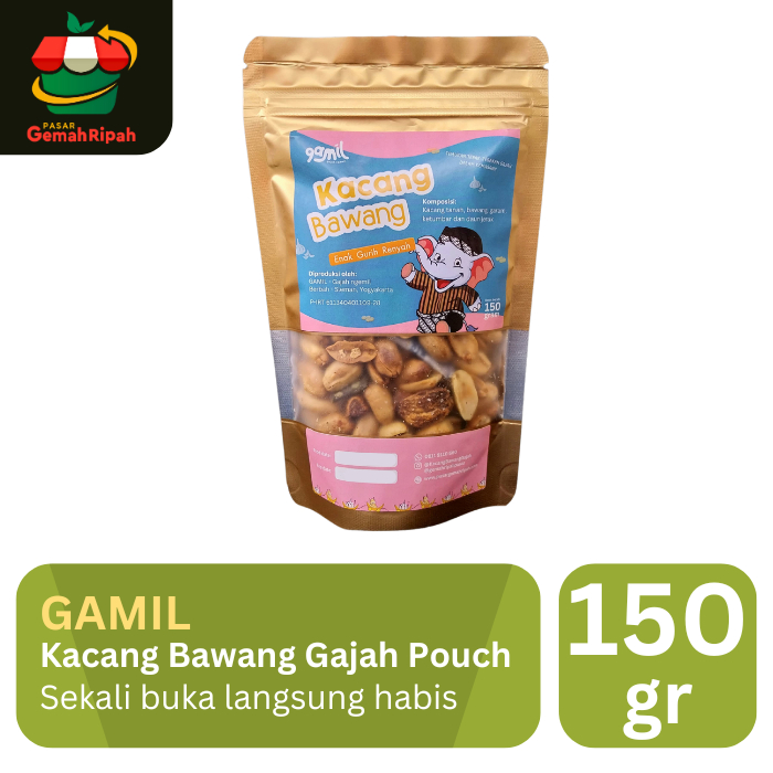 

Kacang Bawang Gajah Pouch