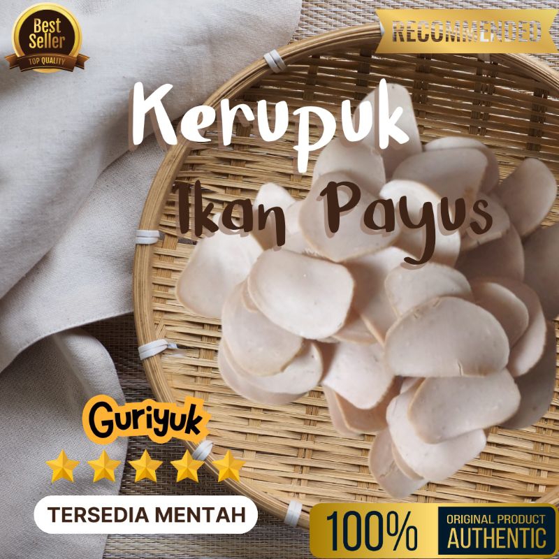 

Kerupuk Ikan Payus Original Khas Sidayu Gresik 500 Gram Mentah | Kerupuk Premium