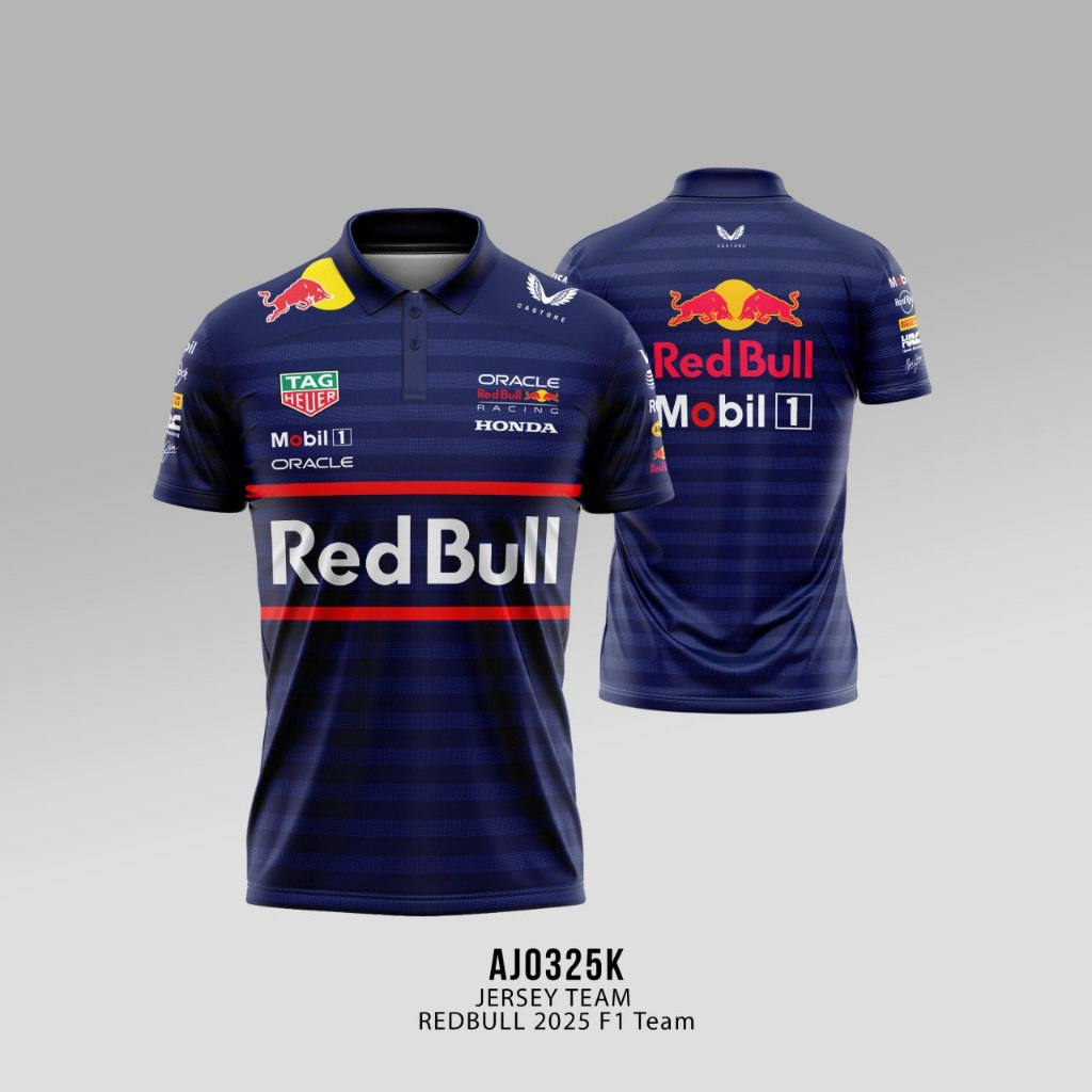 Kaos Jersey F1 Team Redbull 2025 AJ0325K