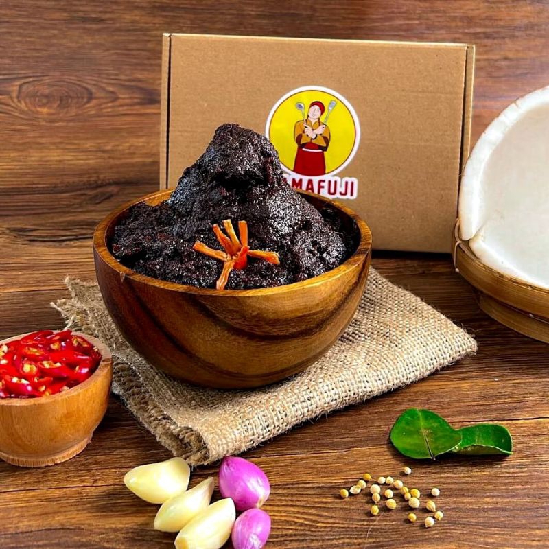 

Mamafuji-Rendang Daging 700 GR BIG SIZE Food Daging Sapi halal SPP-IRT Jarred & Packaged Foods