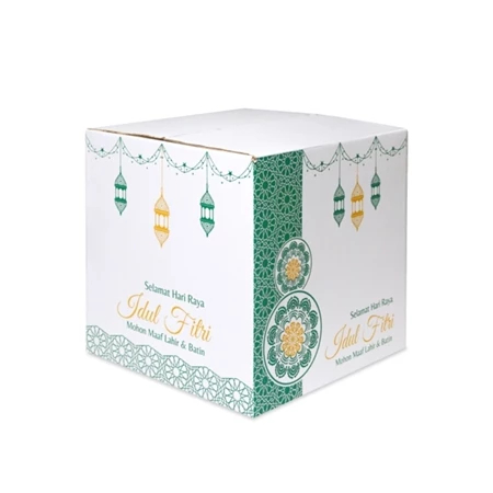

( 10 Pcs ) Box Sembako Lebaran Kardus Kotak Parcel Idul Fitri Ukuran 30x30x33 cm