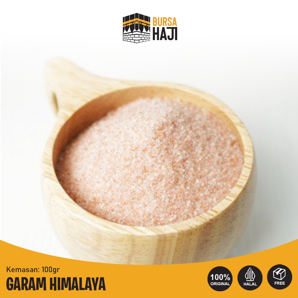 

GARAM HIMALAYA 100 GRAM MURNI MENYEHATKAN PINK LAVA ORGANIK HIMALAYA UNTUK DIET MPASI - GARAM HIMALAYA 100 GR