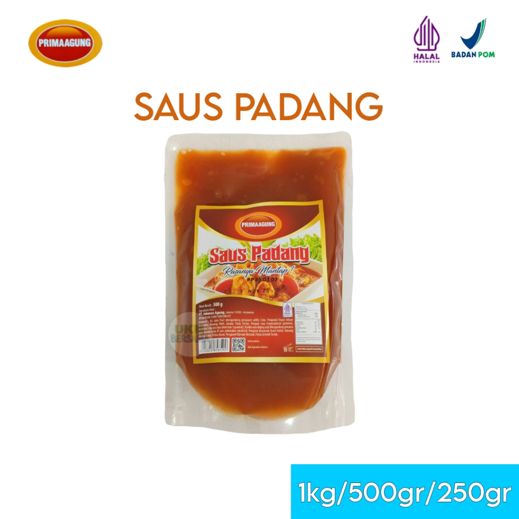 

Prima Agung Saus Padang Kemasan 1kg/500gr/250gr