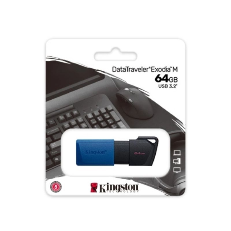 Flashdisk Flash Disk / Flash Drive Kingston USB3.2 DT Exodia M 64GB & 128GB Original