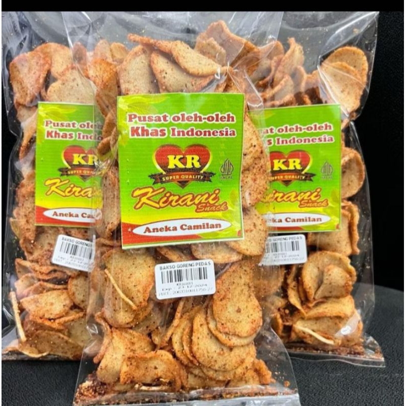 

Basreng extra pedas bakso goreng asli limpung bagang kirani snack 200 gran