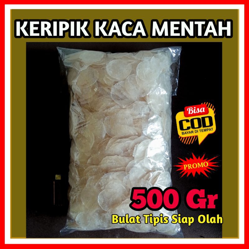 

Promo 500gr Keripik Kaca Bahan Mentah Super Tipis Termurah GRATIS ONGKIR / Cemilan kripca viral