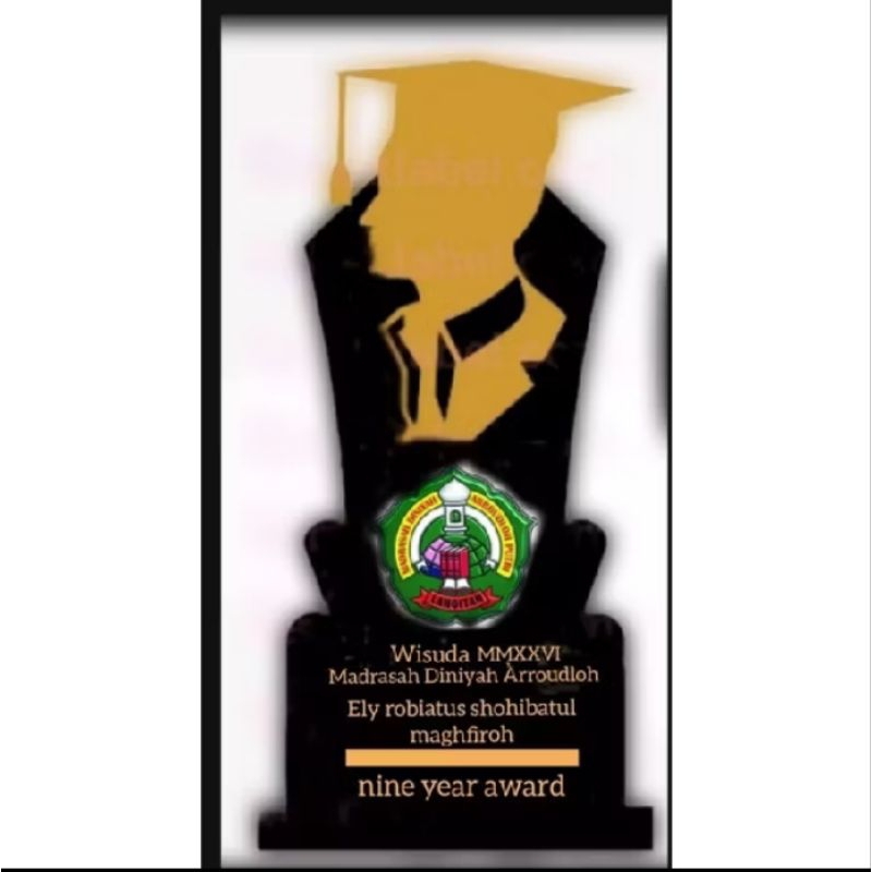 Plakat Akrilik Wisuda Diniyah