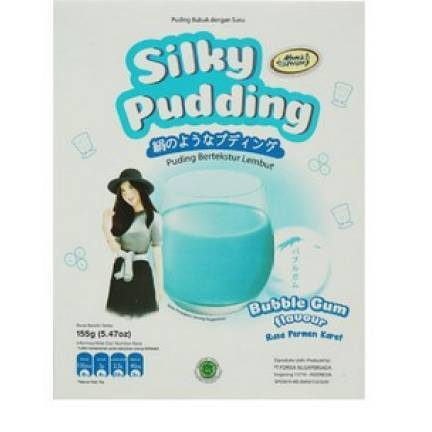 

Silky Pudding Bubble Gum 155gr jelly premix silky lembut