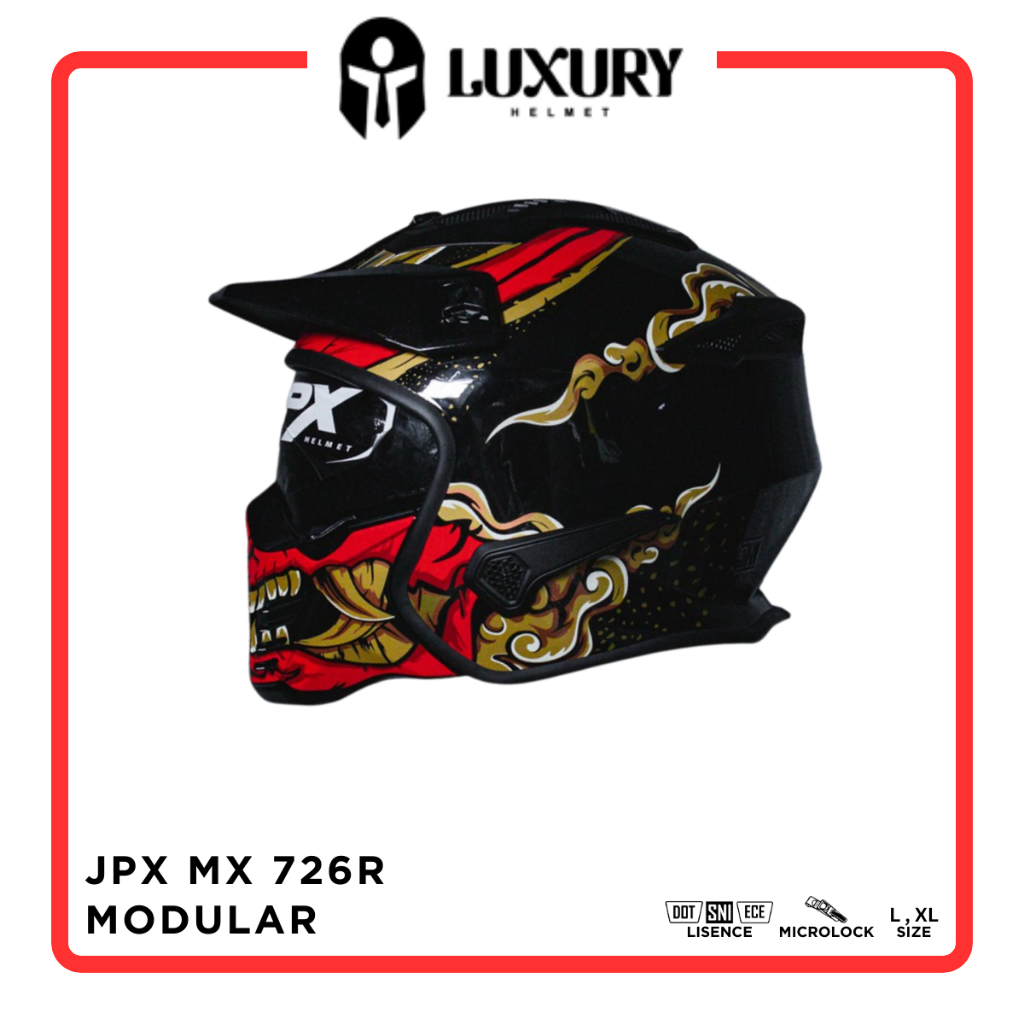 Helm Modular JPX MX 726R MX06 Second Syndicate