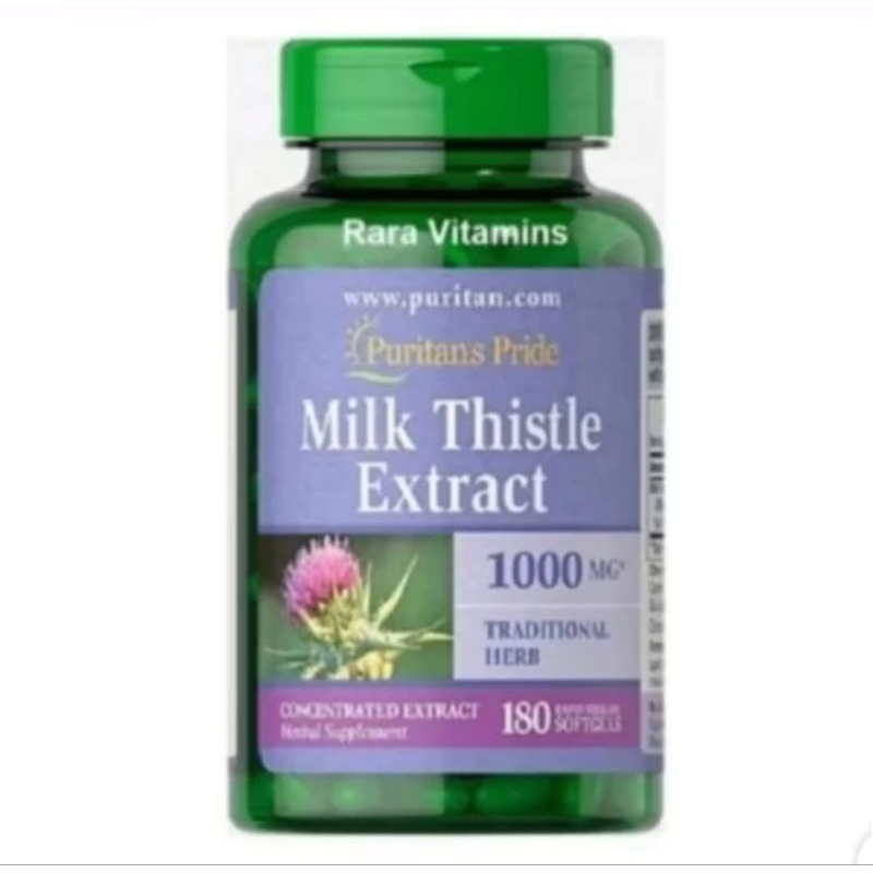 

puritan's pride milk thistle extract 1000 mg 180 sofgels
