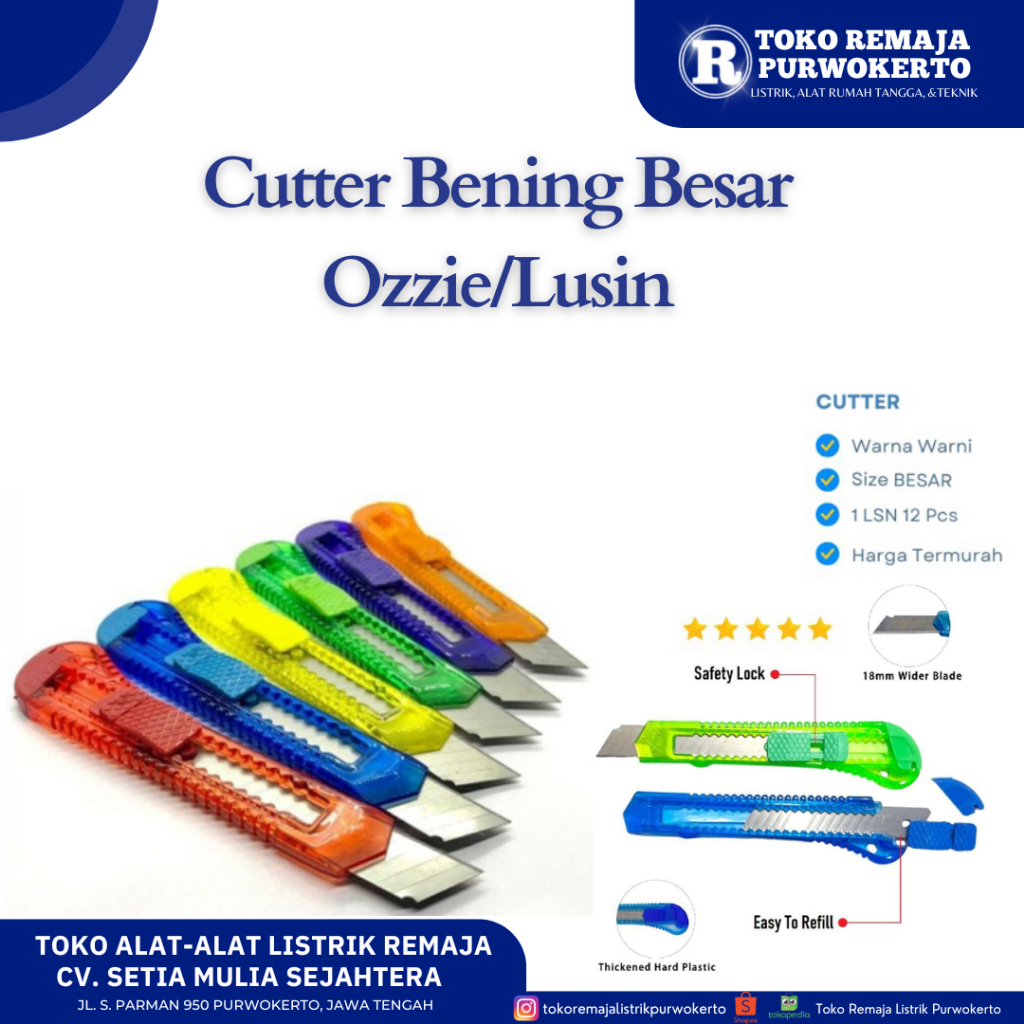 

Cutter Bening Besar Ozzie/Lusin