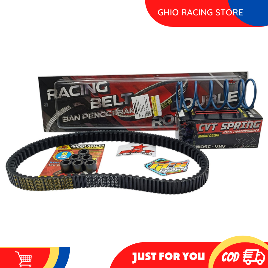 Paket Kirian BRT Honda Vario 125 vario 150 Vanbelt Set Roller & Per CVT BRT Upgrade CVT