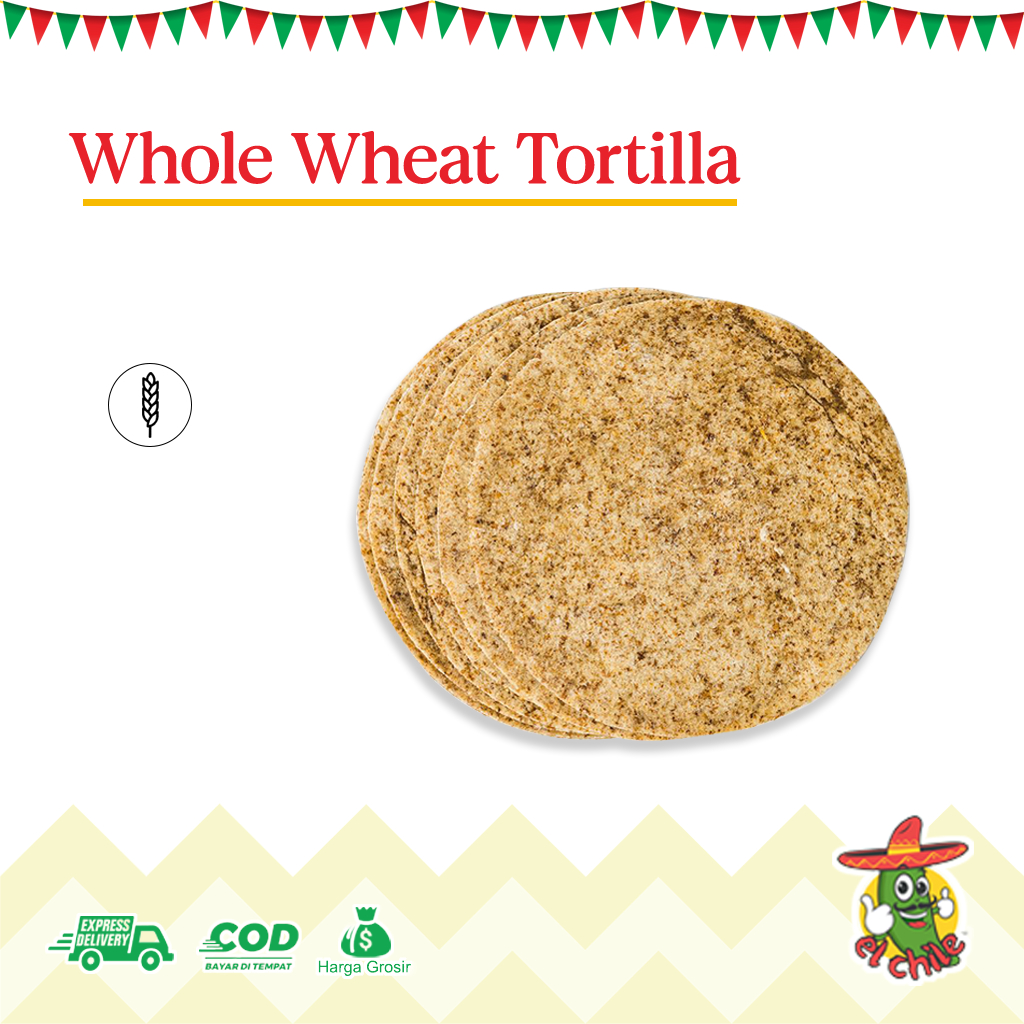 

EL CHILE TORTILLA KULIT KEBAB WHOLE WHEAT TORTILLA 10PCS