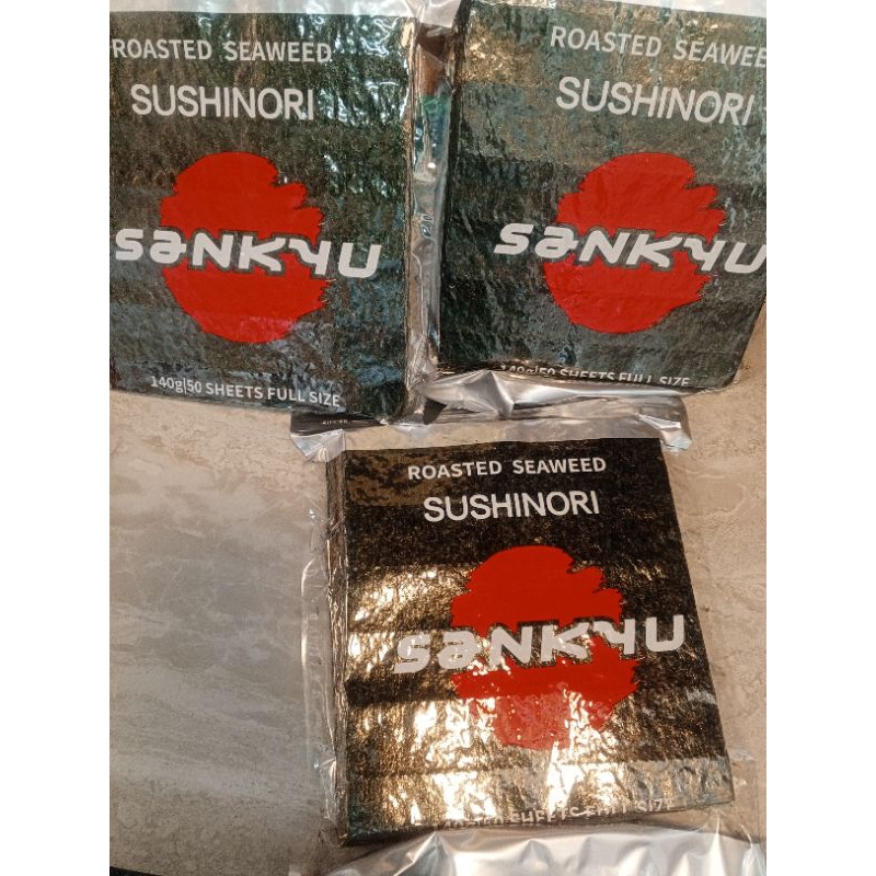 

Roasted Seaweed Nori Sheet Sankyu 50 Lembar
