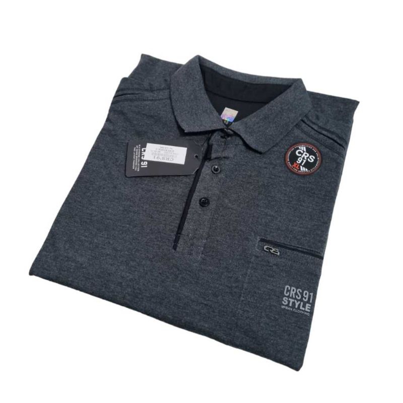 KAOS KERAH PRIA MERK CRS 91 DAN HUGO CLASS/ KAOS KERAH PRIA DEWASA/ KAOS KERAH PRIA DISTRO