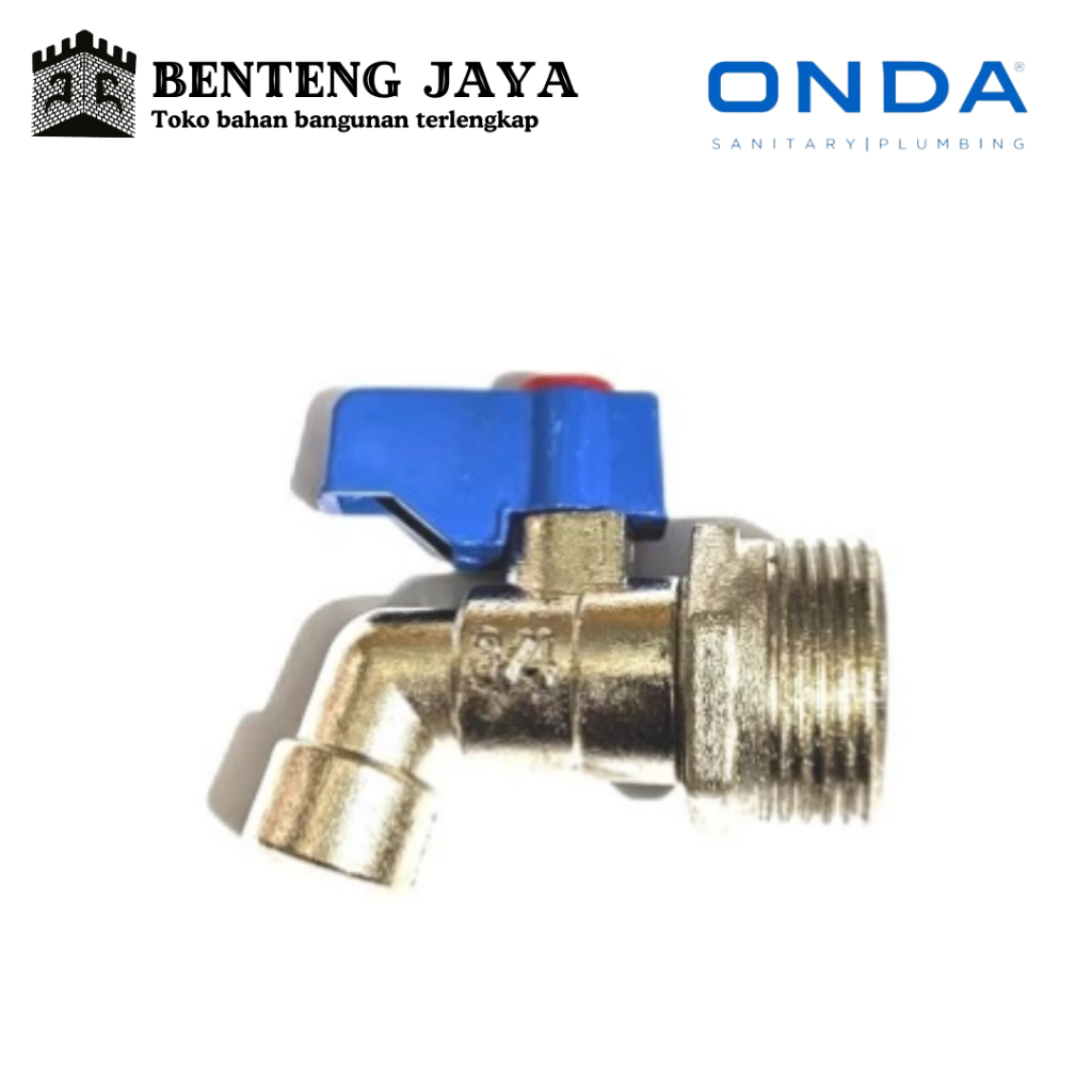 KRAN AIR ONDA 3/4" PENDEK PANJANG KRAN TEMBOK