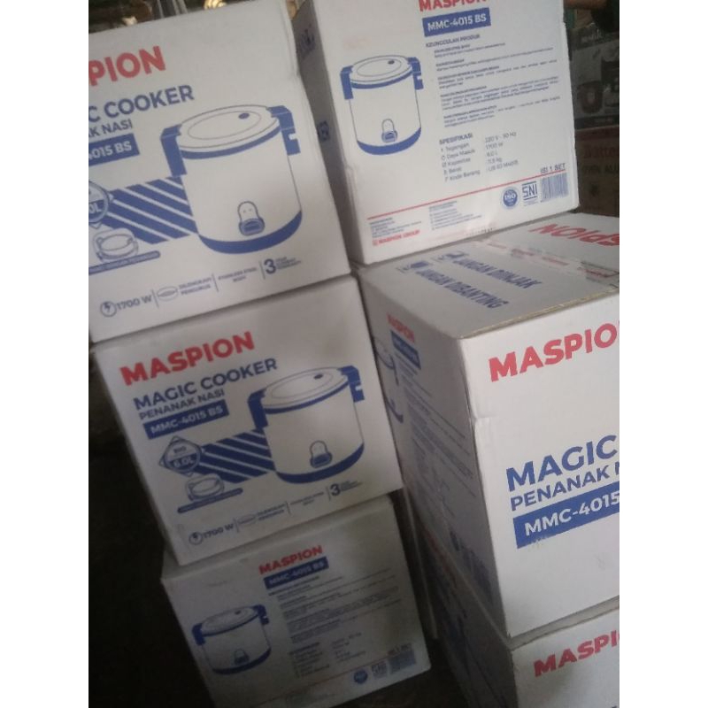 pemanas nasi besar 20 liter Maspion MRJ-200BS
