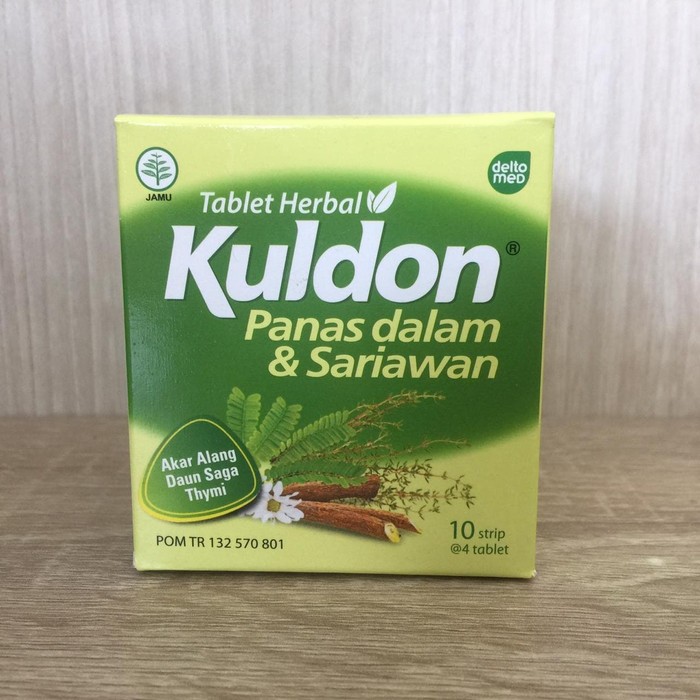 Kuldon Sariawan Strip isi 4 Tablet - Obat Sariawan Herbal