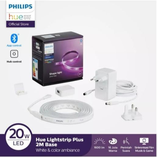 Philips Hue Smart LED LIGHT STRIP PLUS Base Kit 2m 1700Lumen 20W Color