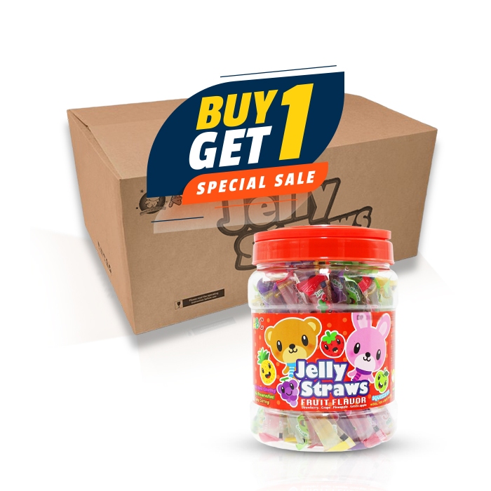 

ABC Jelly Straws Assorted - Jeli Rasa Buah-buahan 800g x 6 Jar