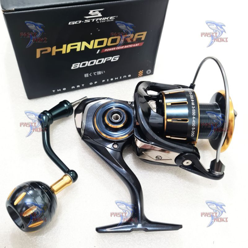 Reel pancing spinning Go-Strike Versus Phandora 8000pg power handle