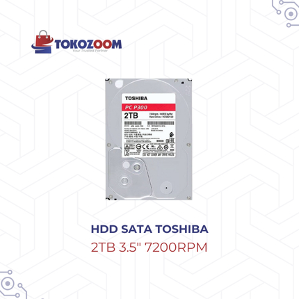 HDD SATA 2 TB TOSHIBA 3.5"