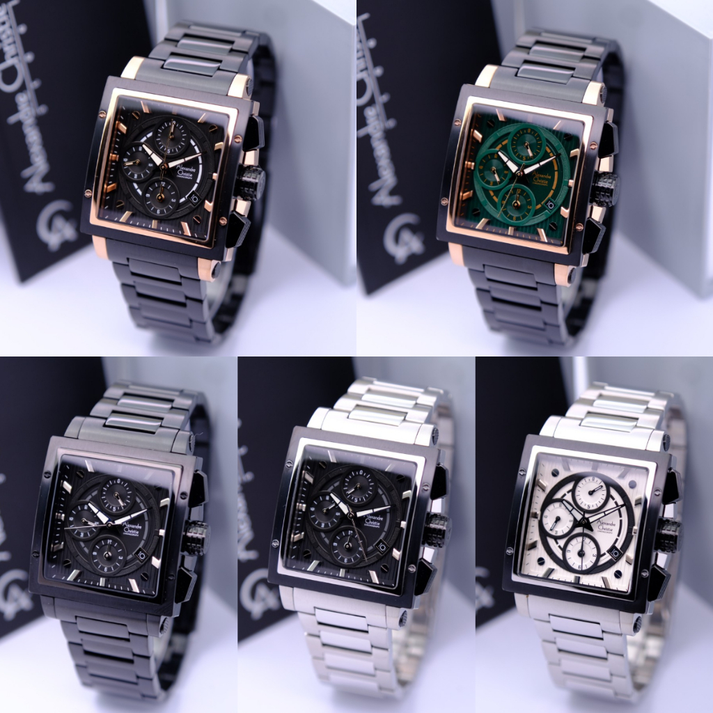 ORIGINAL Jam Tangan Pria Alexandre Christie AC 6182 / AC6182 Garansi 1 Tahun