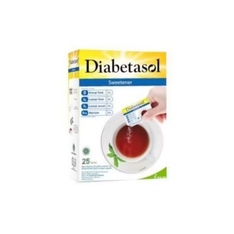 

Diabetasol Sweetener No Calories Isi 25 Sachet