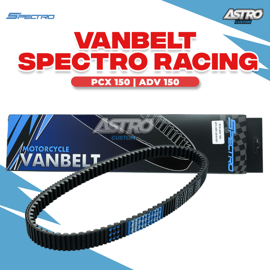 Spectro Vanbelt PCX 150 ADV Vario 125 160 Beat Fi Scoopy ESP NMAX Aerox LEXI Genio V belt CVT Racing