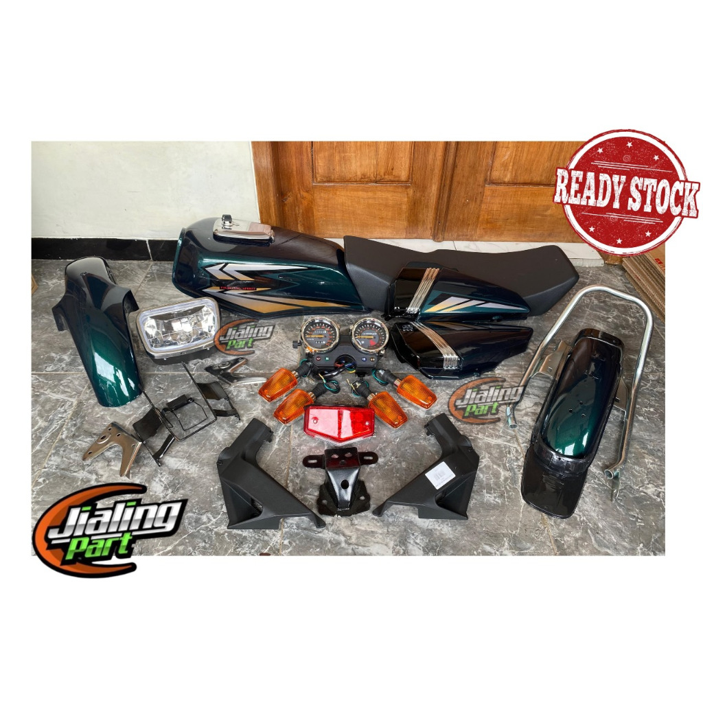 TERLARIS sepaket tangki yamaha rx king rxk hijau botol 2002 paket tangki rx king set bok aki list cr