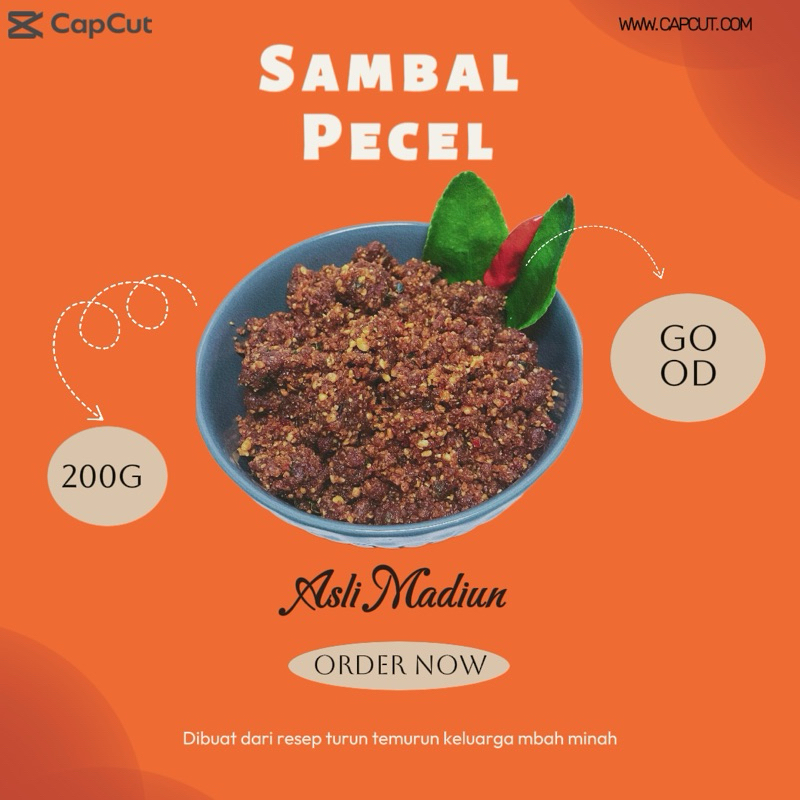 

Sambal Pecel Mbah Minah asli madiun 200g